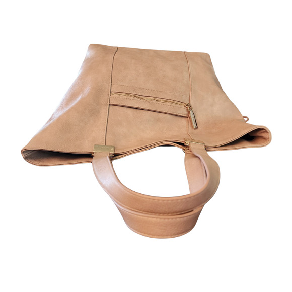 Steve Madden beige faux-leather tote bag - Picture 8 of 8